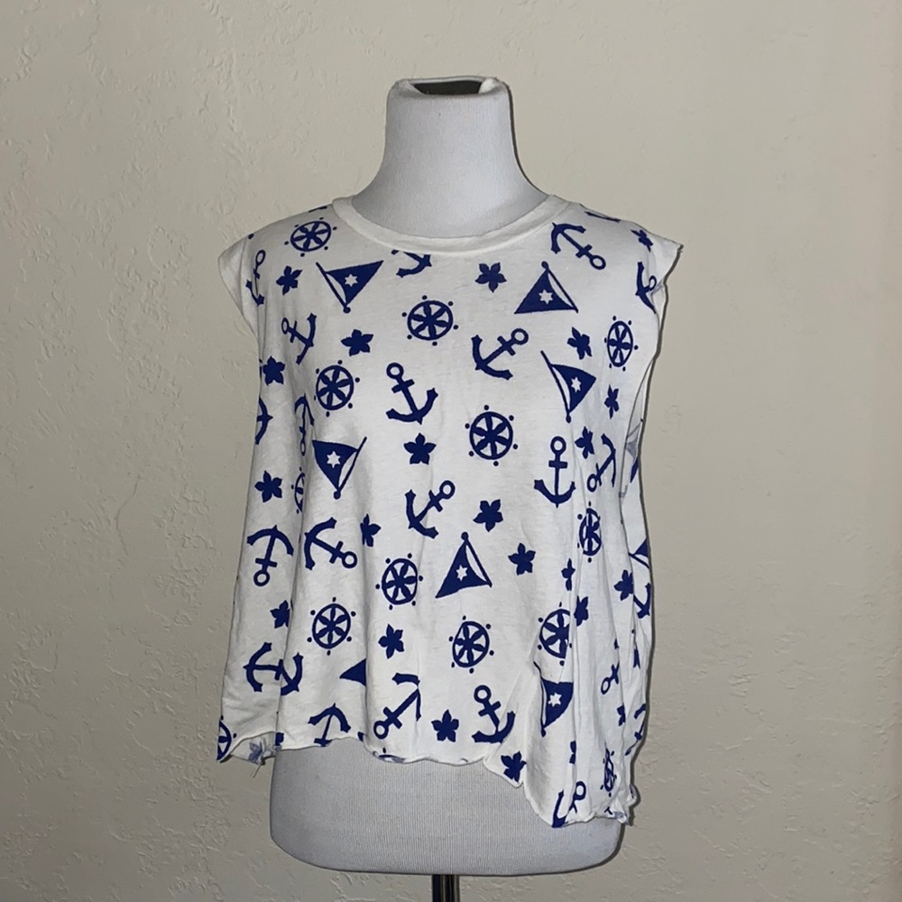 Wildfox nautical muscle tank